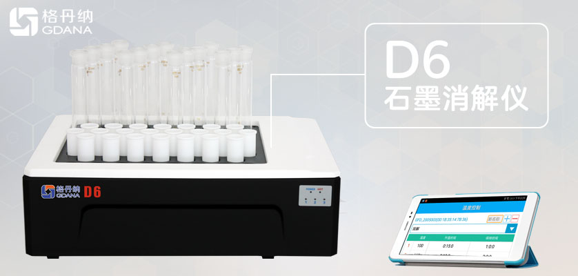 D6智能石墨消解儀+特氟龍消解管+四酸消解法完成土壤多元素測(cè)定經(jīng)典國標(biāo)